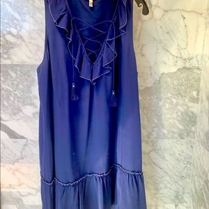 Blue dress.  Great for showers or a summer party